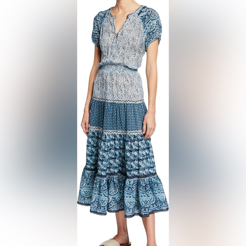 Sea NY | Blue Paisley Maxi Dress